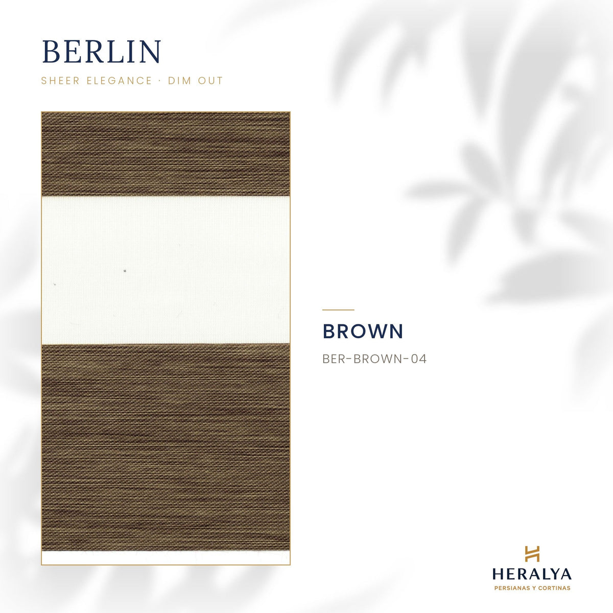 Persiana Sheer Elegance Dim Out Berlín