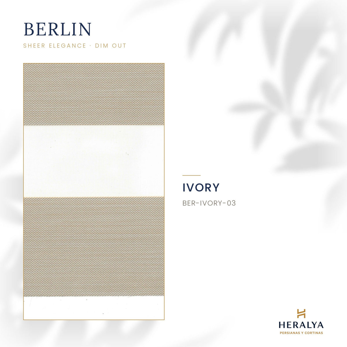 Persiana Sheer Elegance Dim Out Berlín
