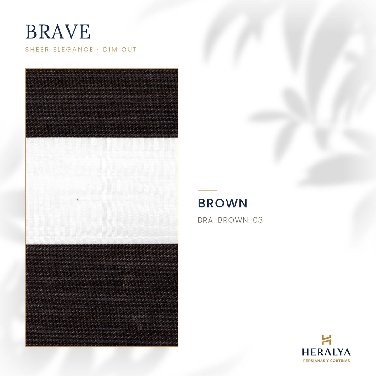 Persiana Sheer Elegance Dim Out Brave