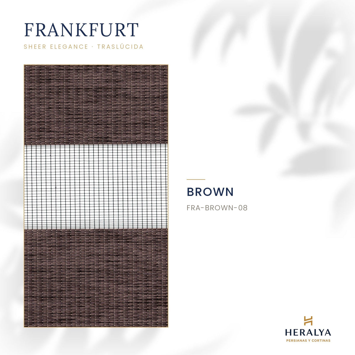 Persiana Sheer Elegance Traslúcida Frankfurt