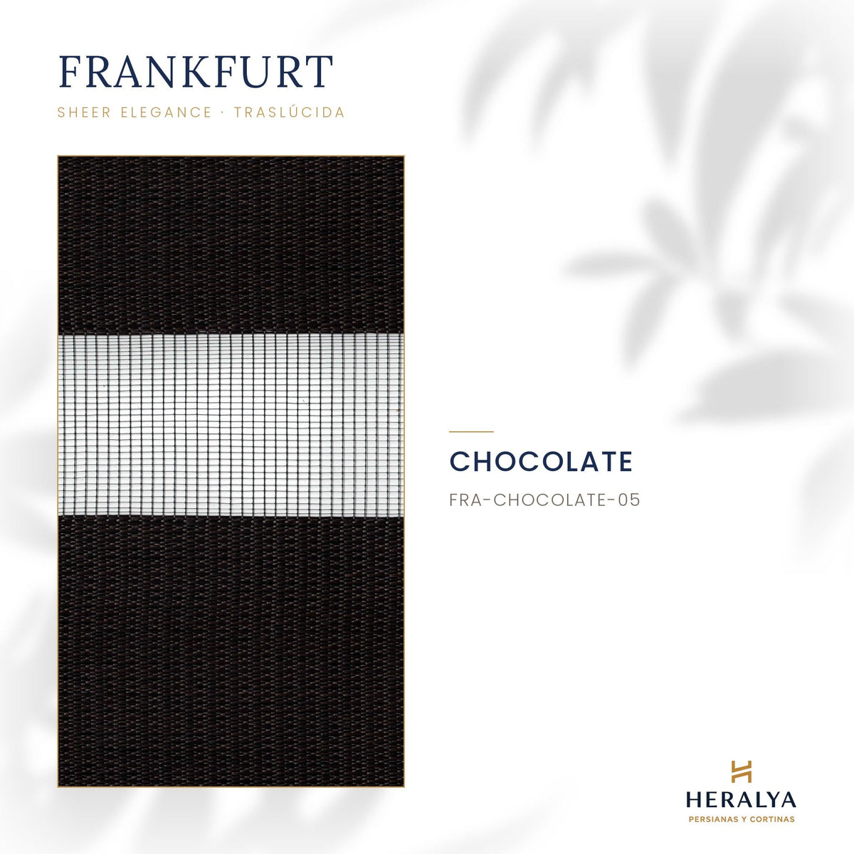Persiana Sheer Elegance Traslúcida Frankfurt
