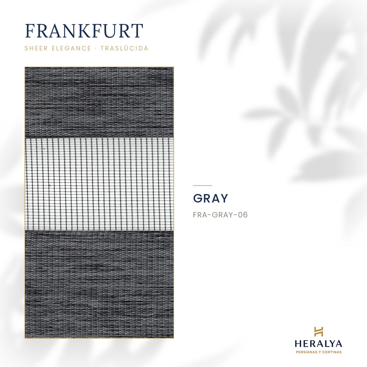 Persiana Sheer Elegance Traslúcida Frankfurt