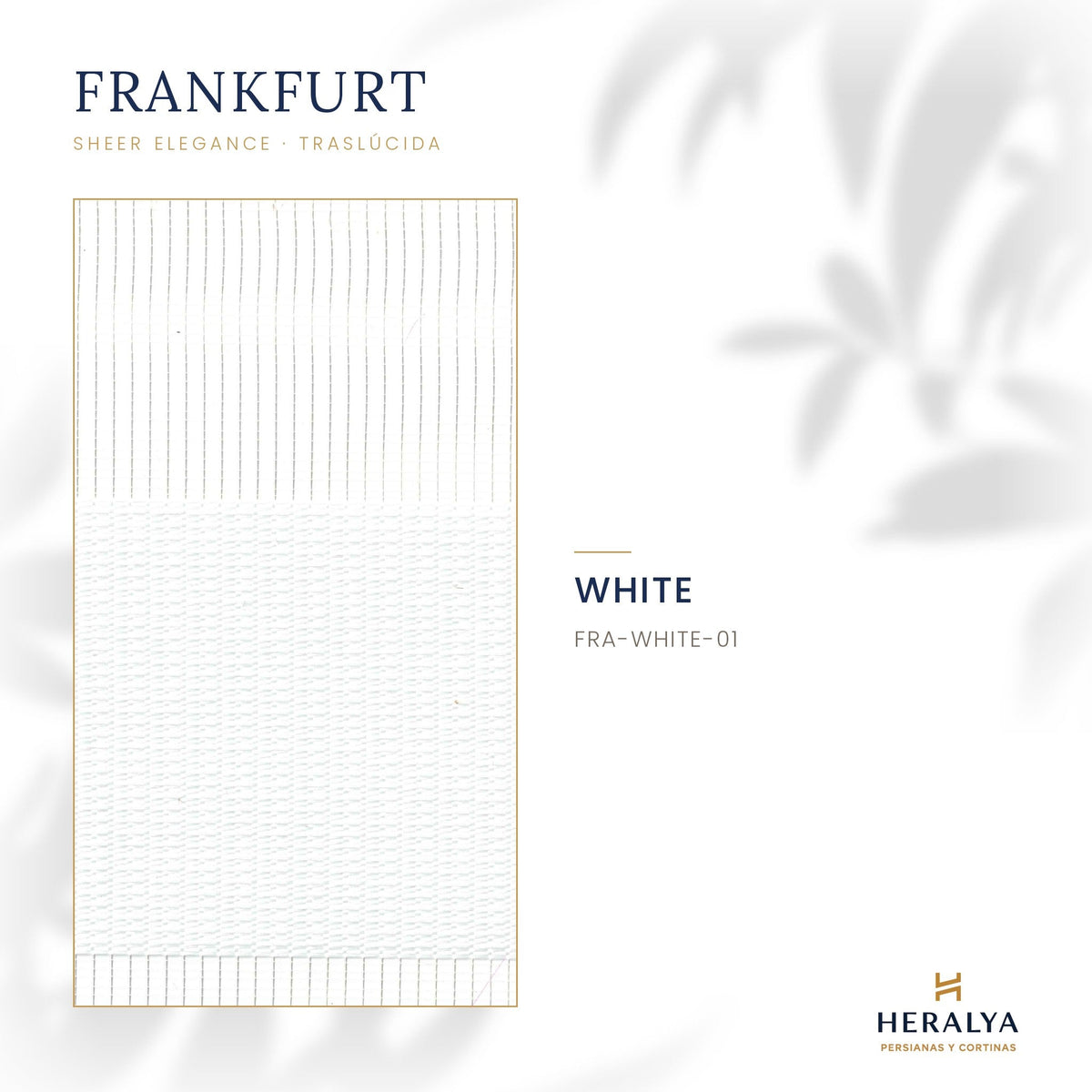 Persiana Sheer Elegance Traslúcida Frankfurt