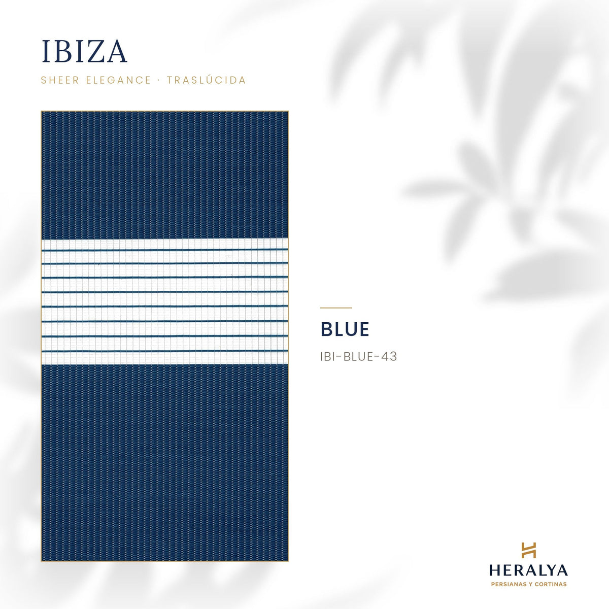 Persiana Sheer Elegance Traslúcida Ibiza