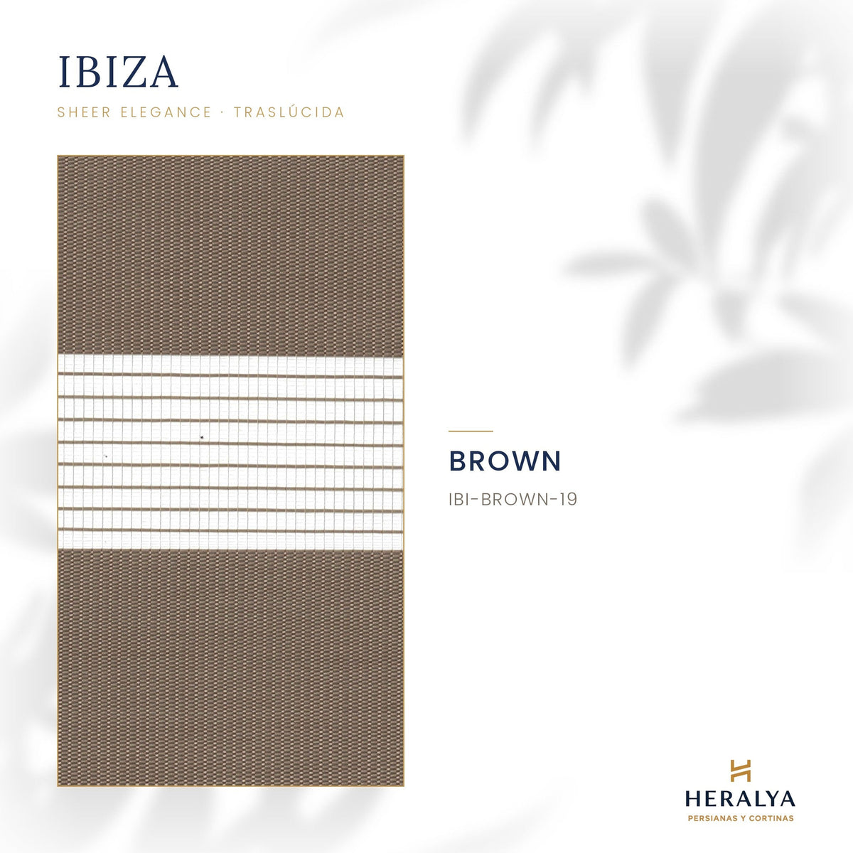Persiana Sheer Elegance Traslúcida Ibiza