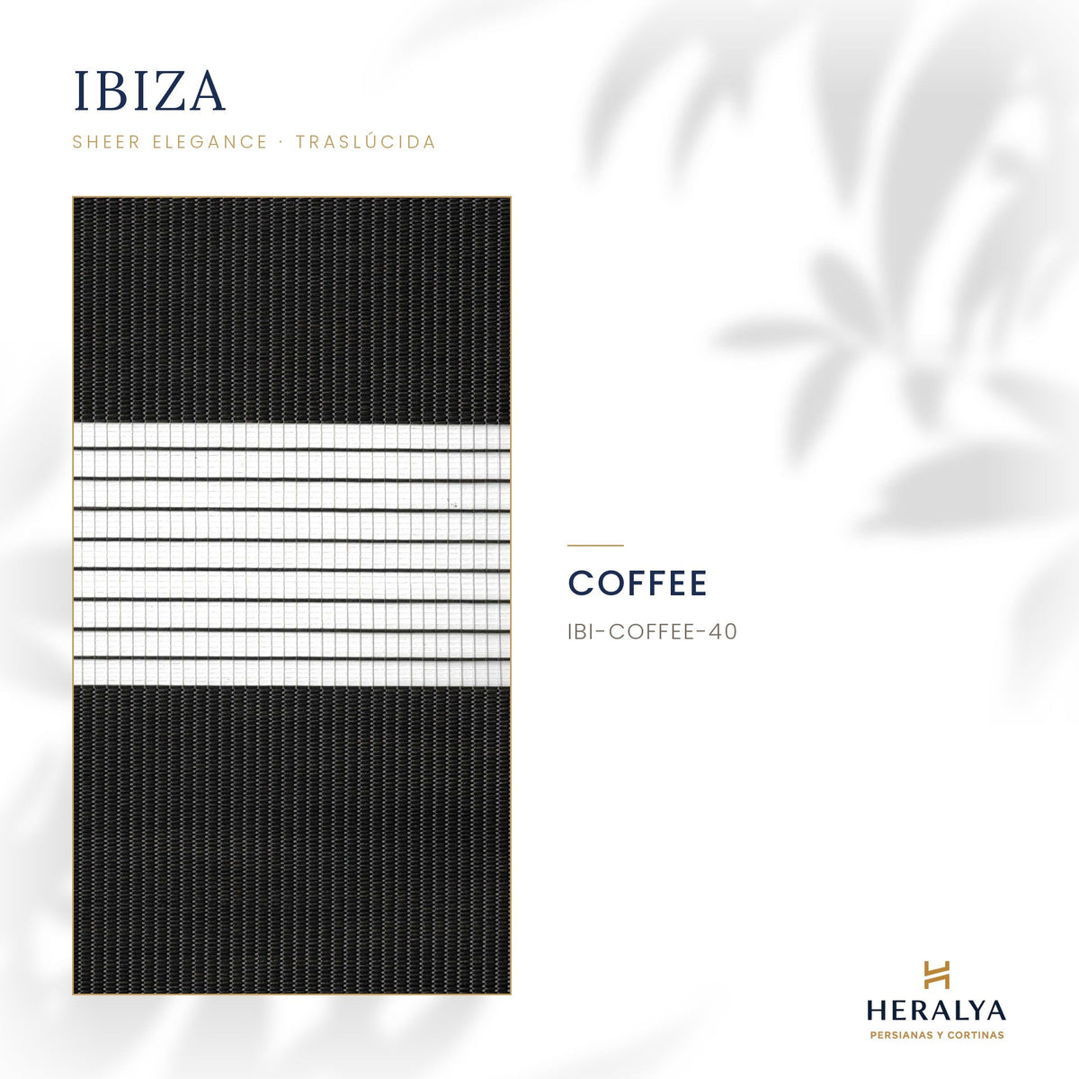 Persiana Sheer Elegance Traslúcida Ibiza