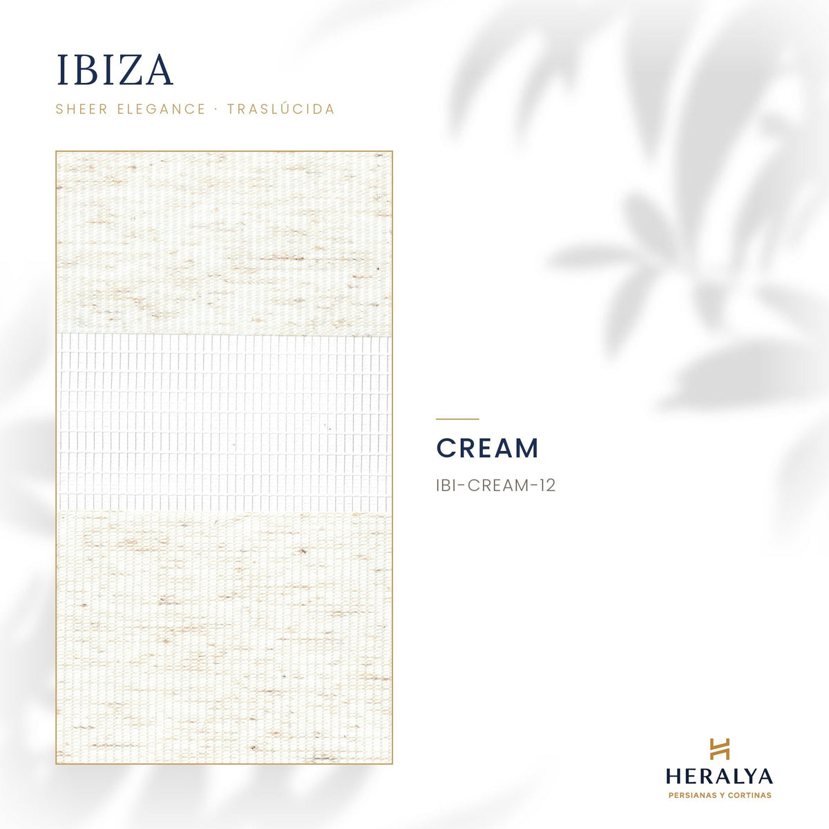 Persiana Sheer Elegance Traslúcida Ibiza