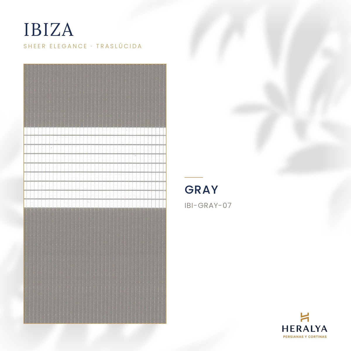 Persiana Sheer Elegance Traslúcida Ibiza