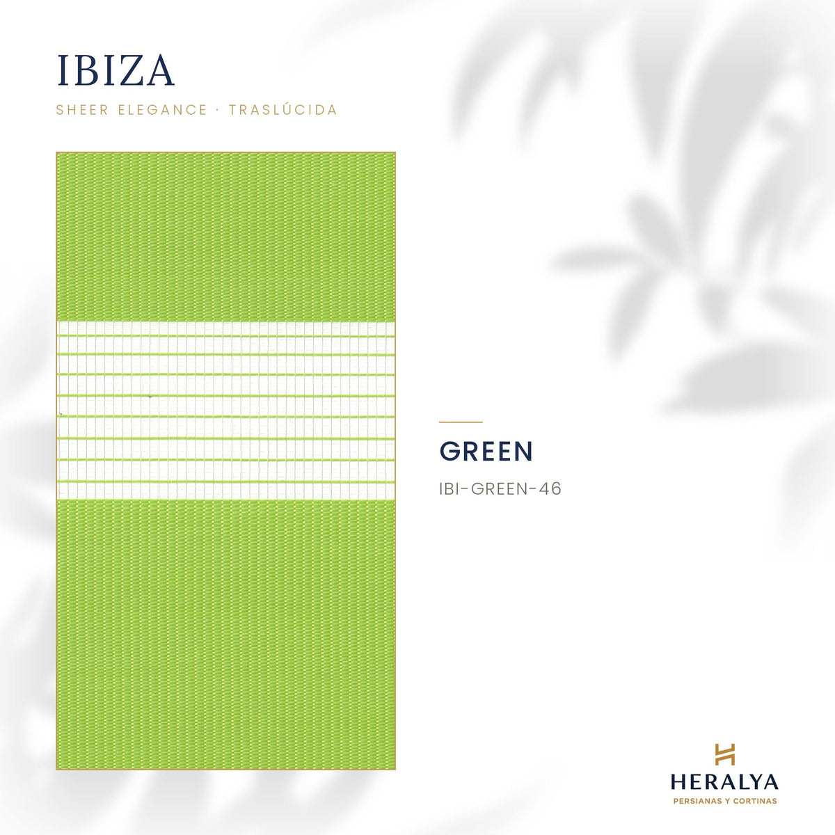 Persiana Sheer Elegance Traslúcida Ibiza