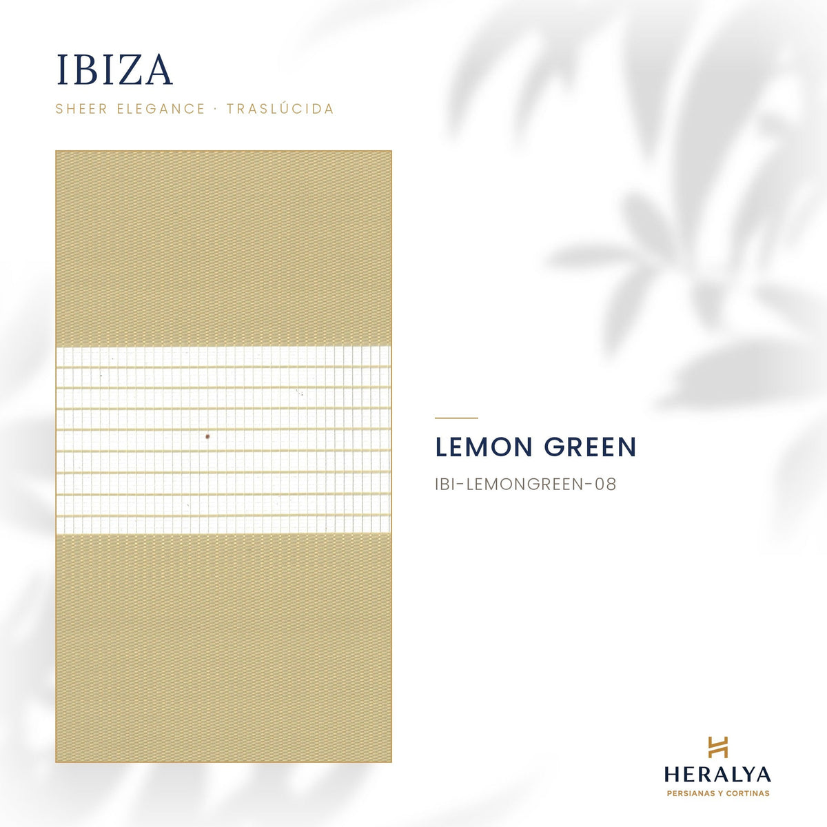 Persiana Sheer Elegance Traslúcida Ibiza