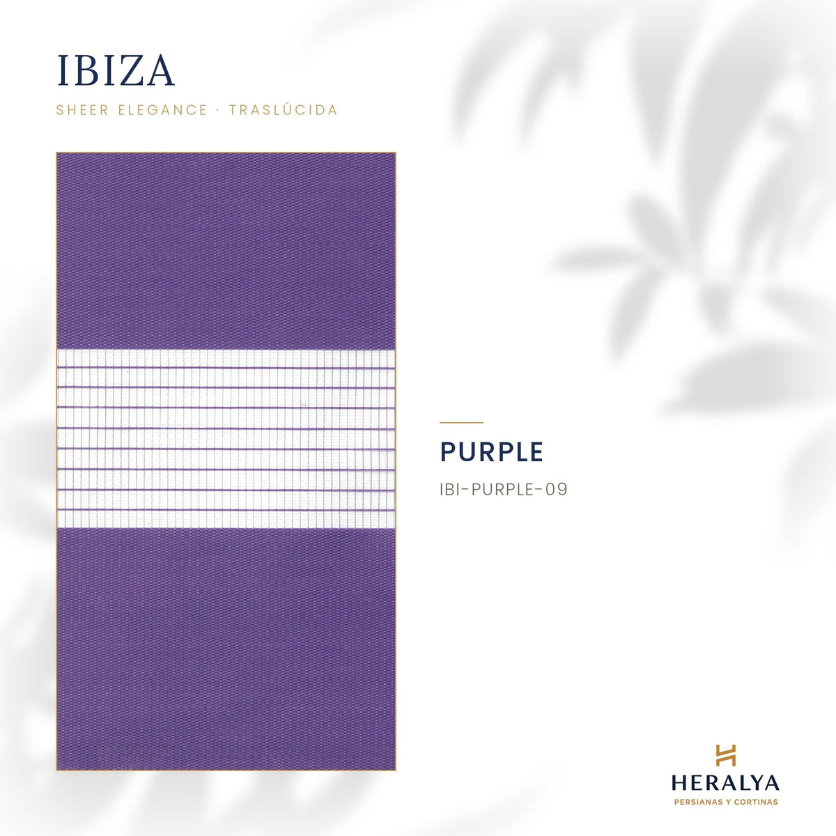 Persiana Sheer Elegance Traslúcida Ibiza