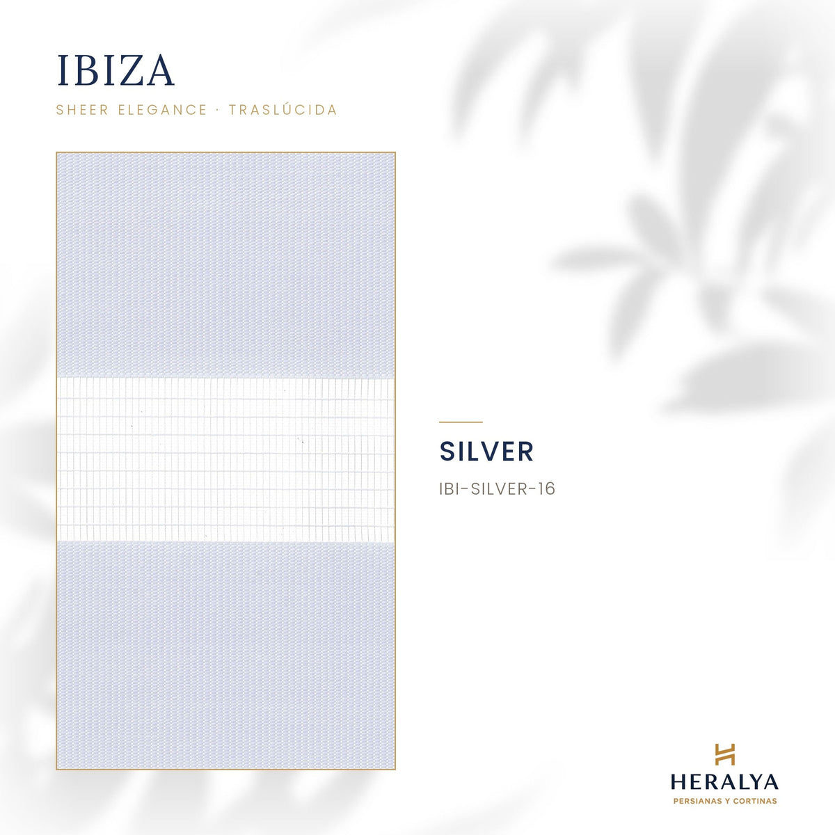 Persiana Sheer Elegance Traslúcida Ibiza