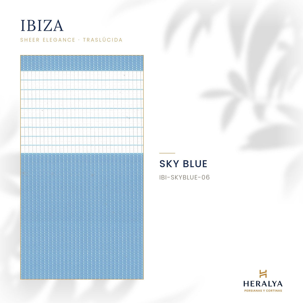Persiana Sheer Elegance Traslúcida Ibiza