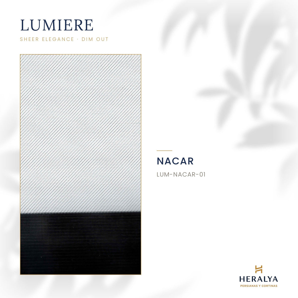 Persiana Sheer Elegance Dim Out Lumiere