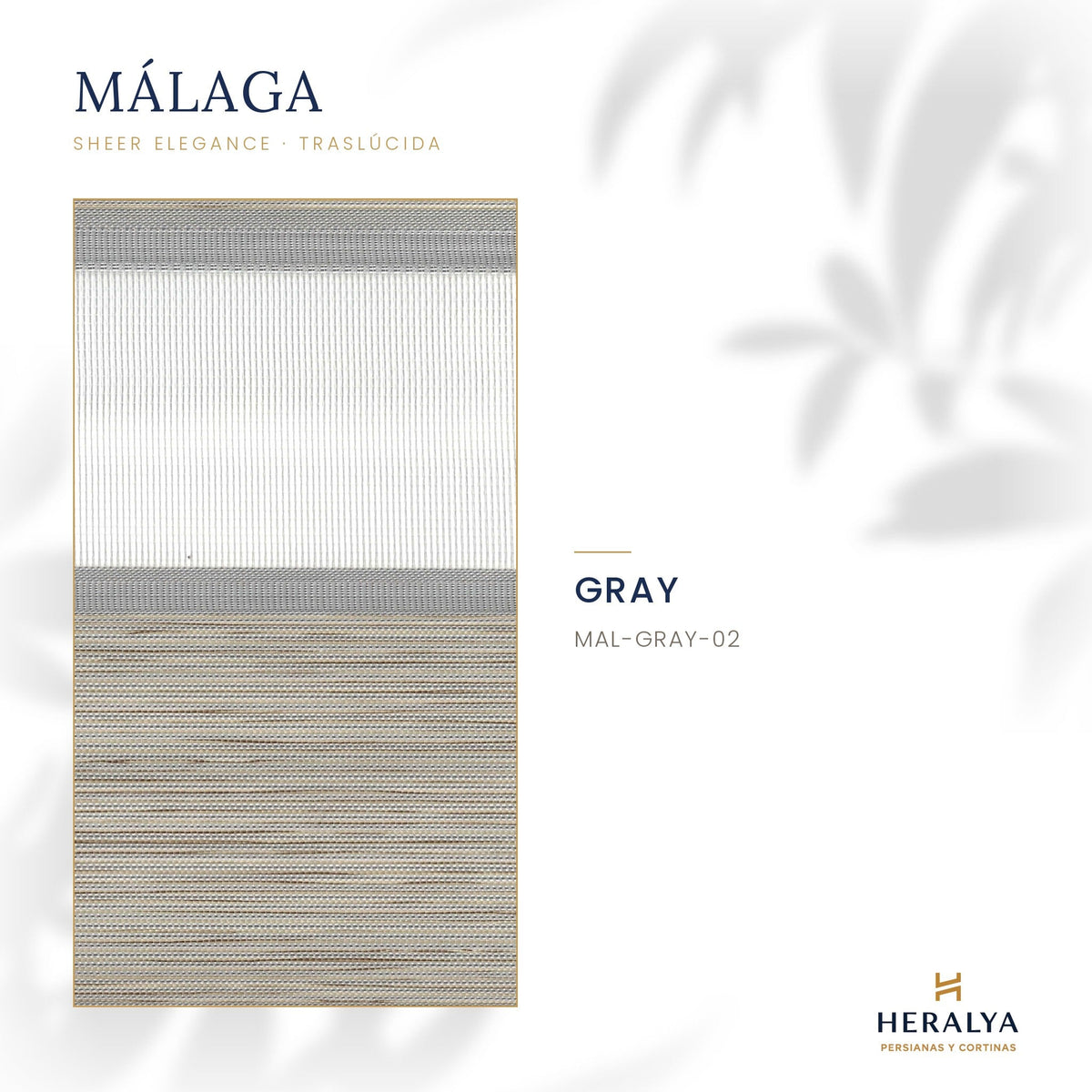 Persiana Sheer Elegance Traslúcida Málaga