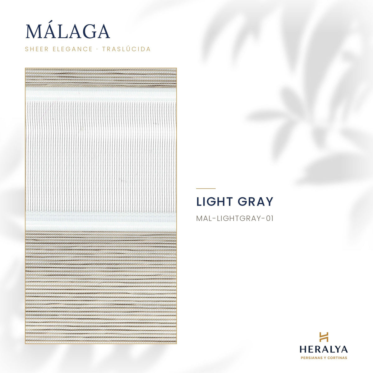 Persiana Sheer Elegance Traslúcida Málaga