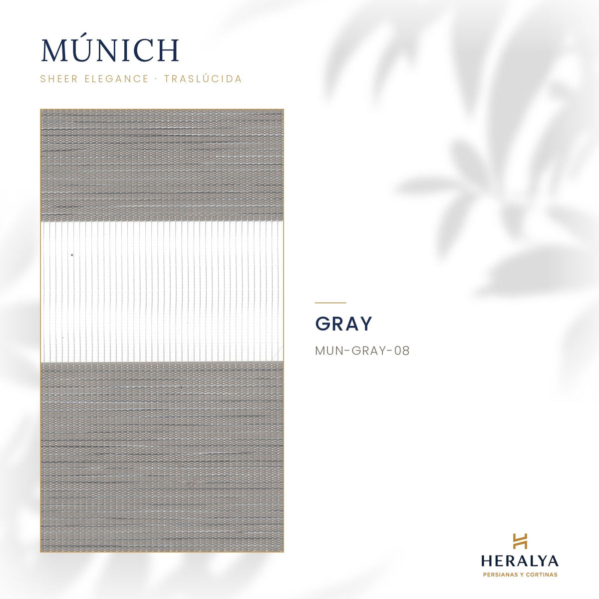 Persiana Sheer Elegance Traslúcida Múnich