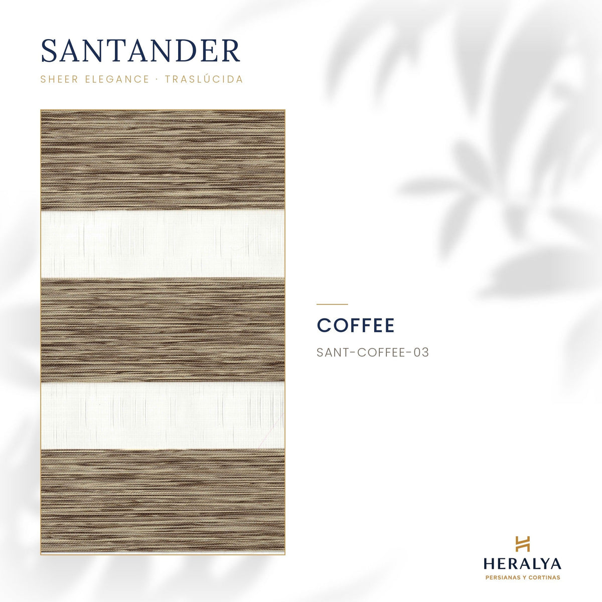 Persiana Sheer Elegance Traslúcida Santander