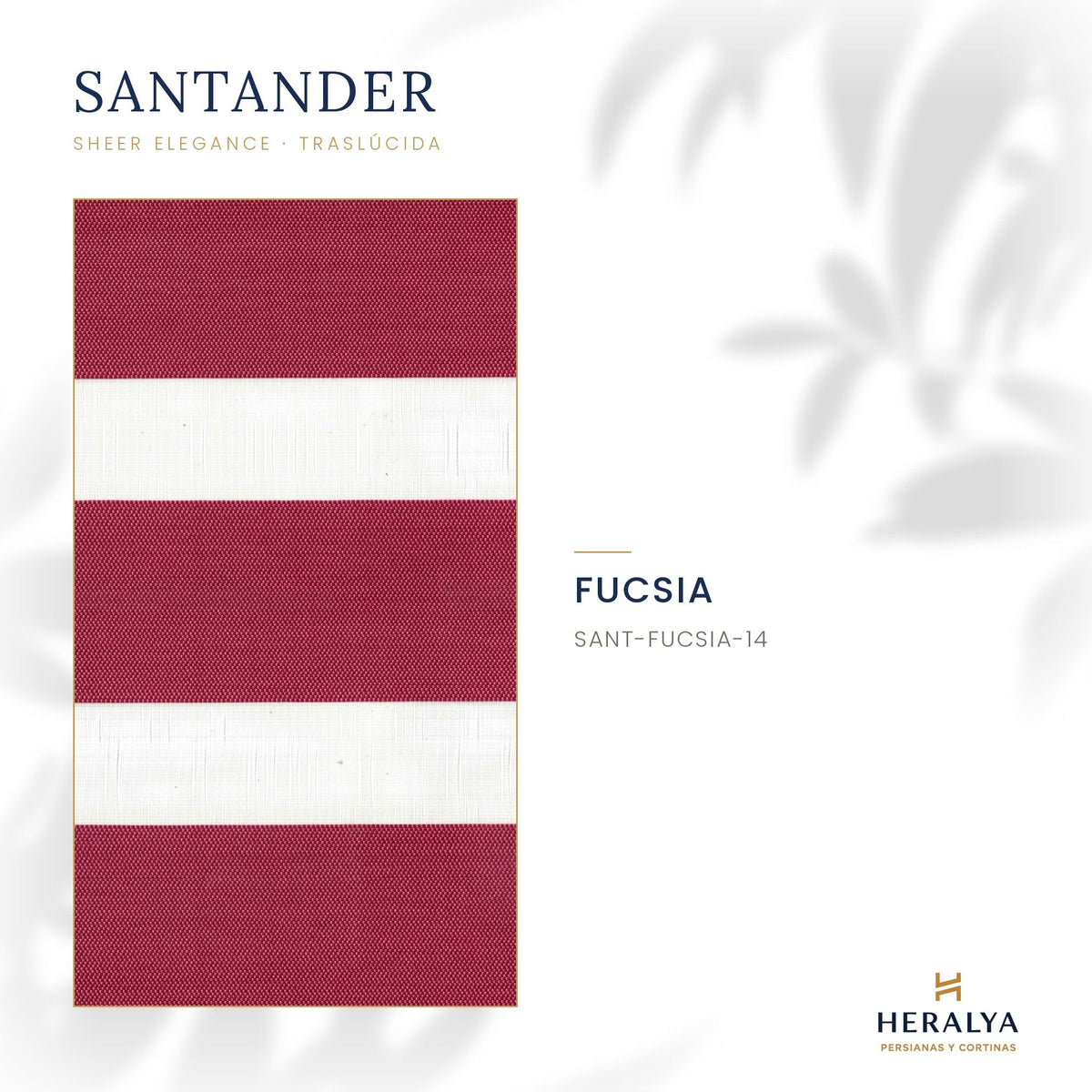 Persiana Sheer Elegance Traslúcida Santander