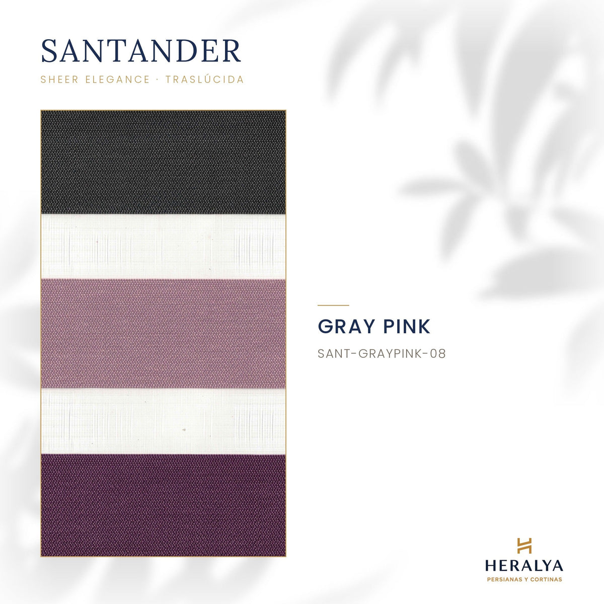 Persiana Sheer Elegance Traslúcida Santander