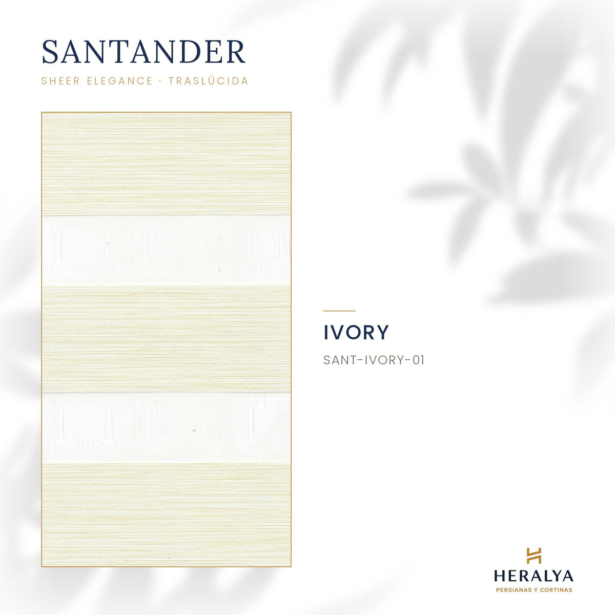 Persiana Sheer Elegance Traslúcida Santander