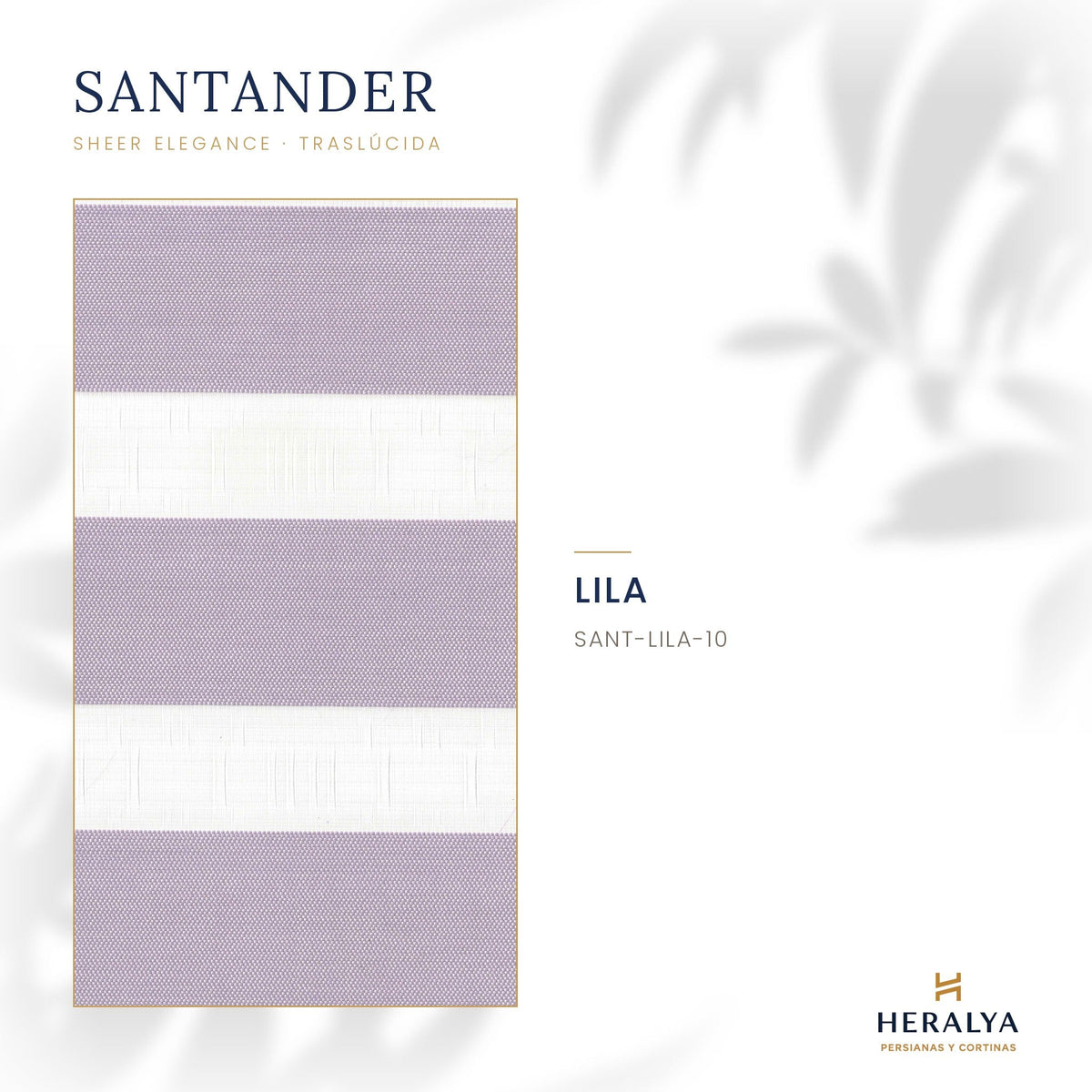 Persiana Sheer Elegance Traslúcida Santander