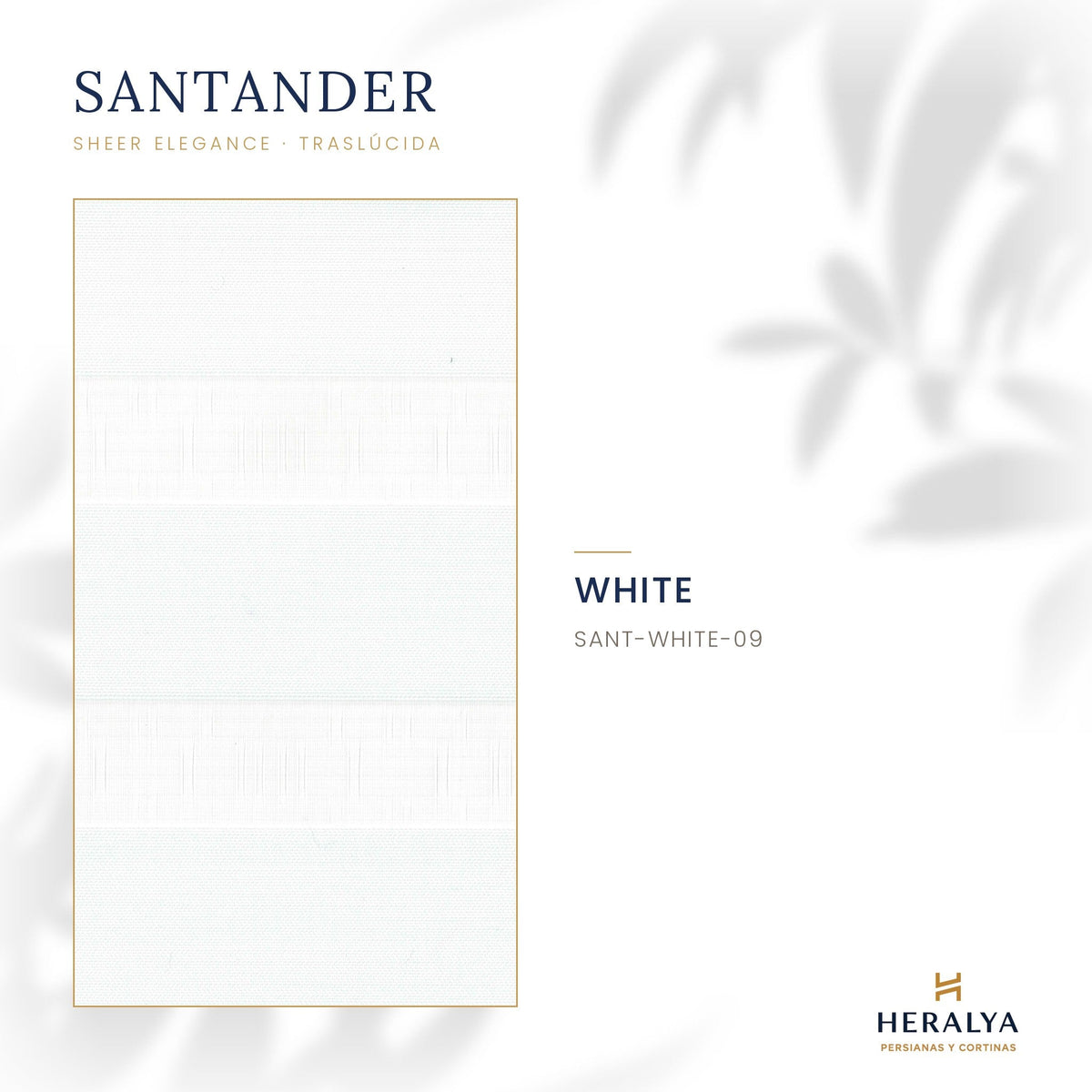 Persiana Sheer Elegance Traslúcida Santander