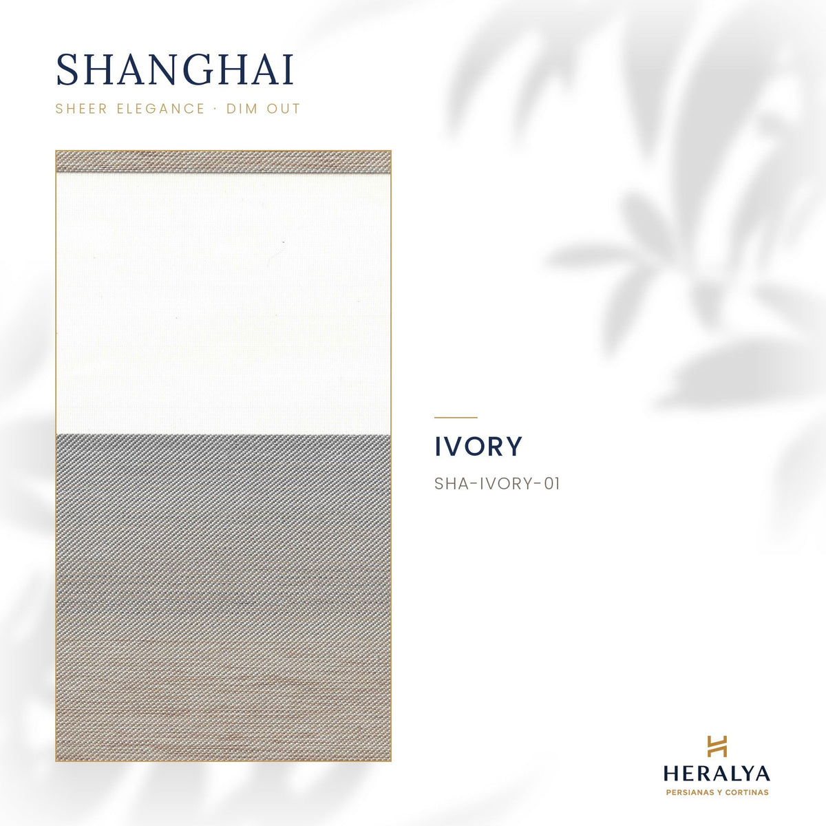 Persiana Sheer Elegance Dim Out Shanghái