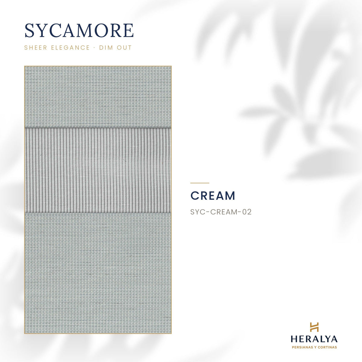 Persiana Sheer Elegance Dim Out Sycamore