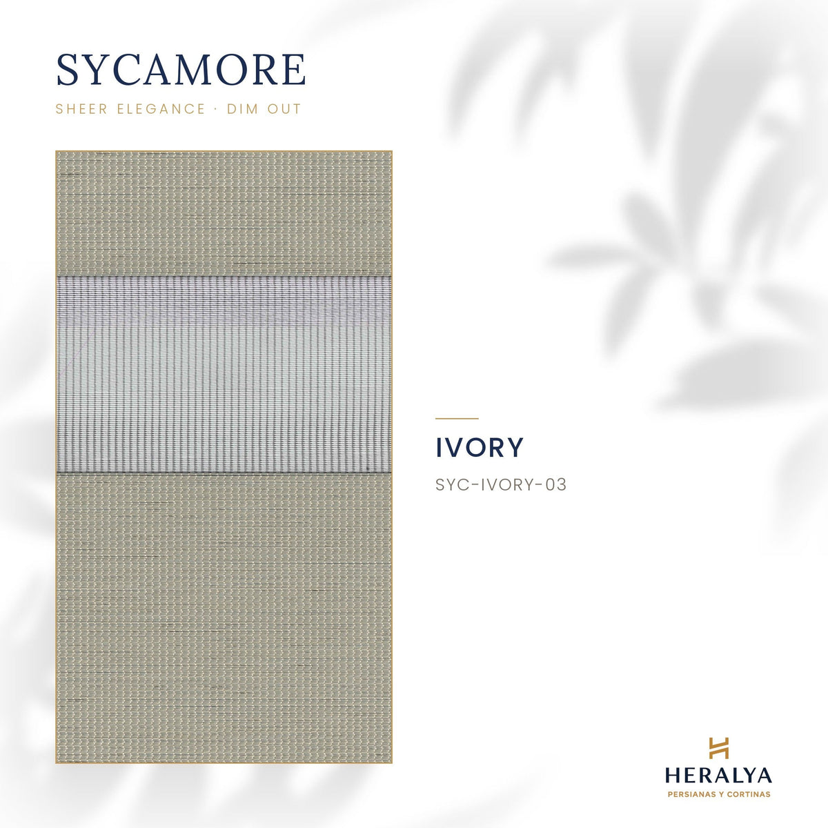 Persiana Sheer Elegance Dim Out Sycamore