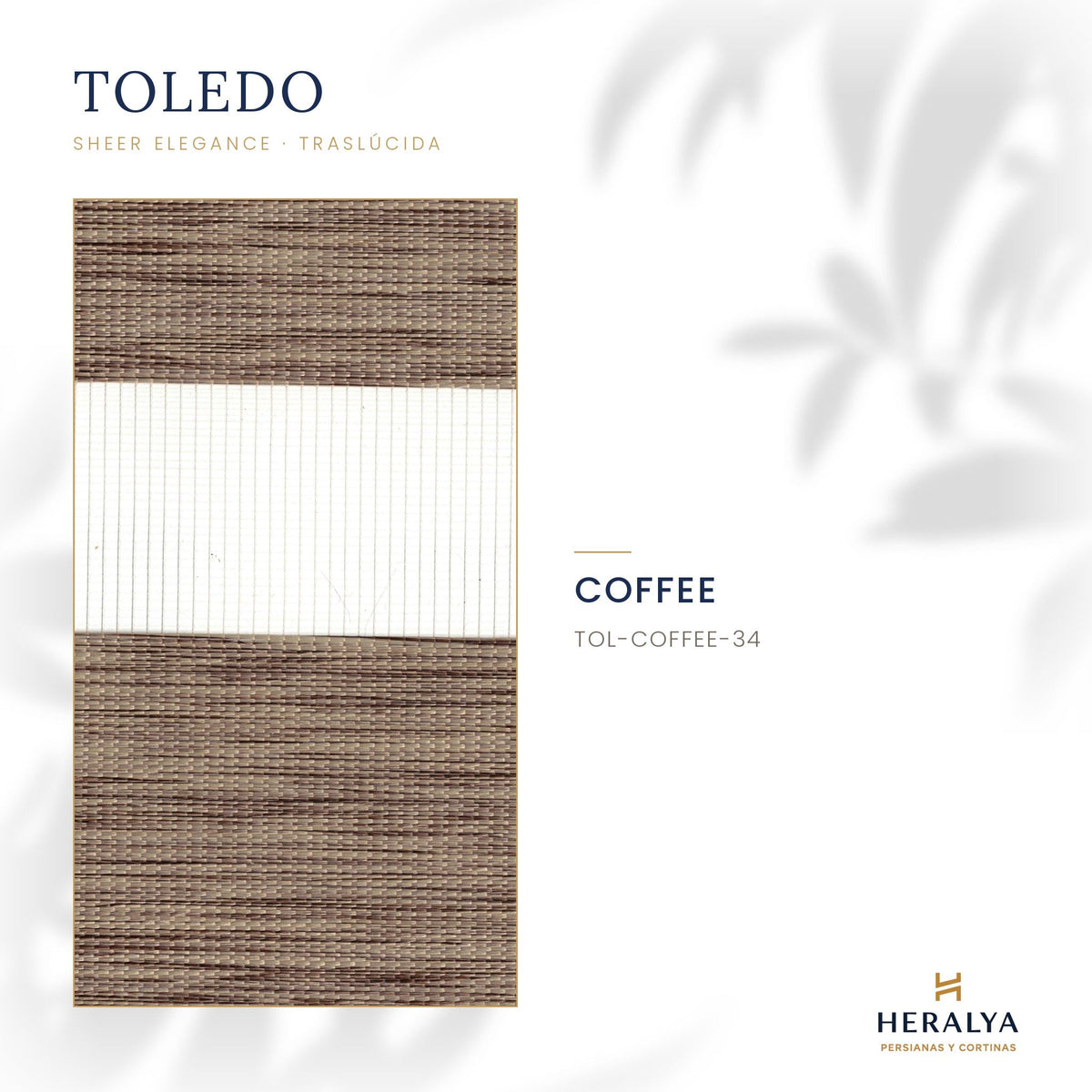 Persiana Sheer Elegance Traslúcida Toledo