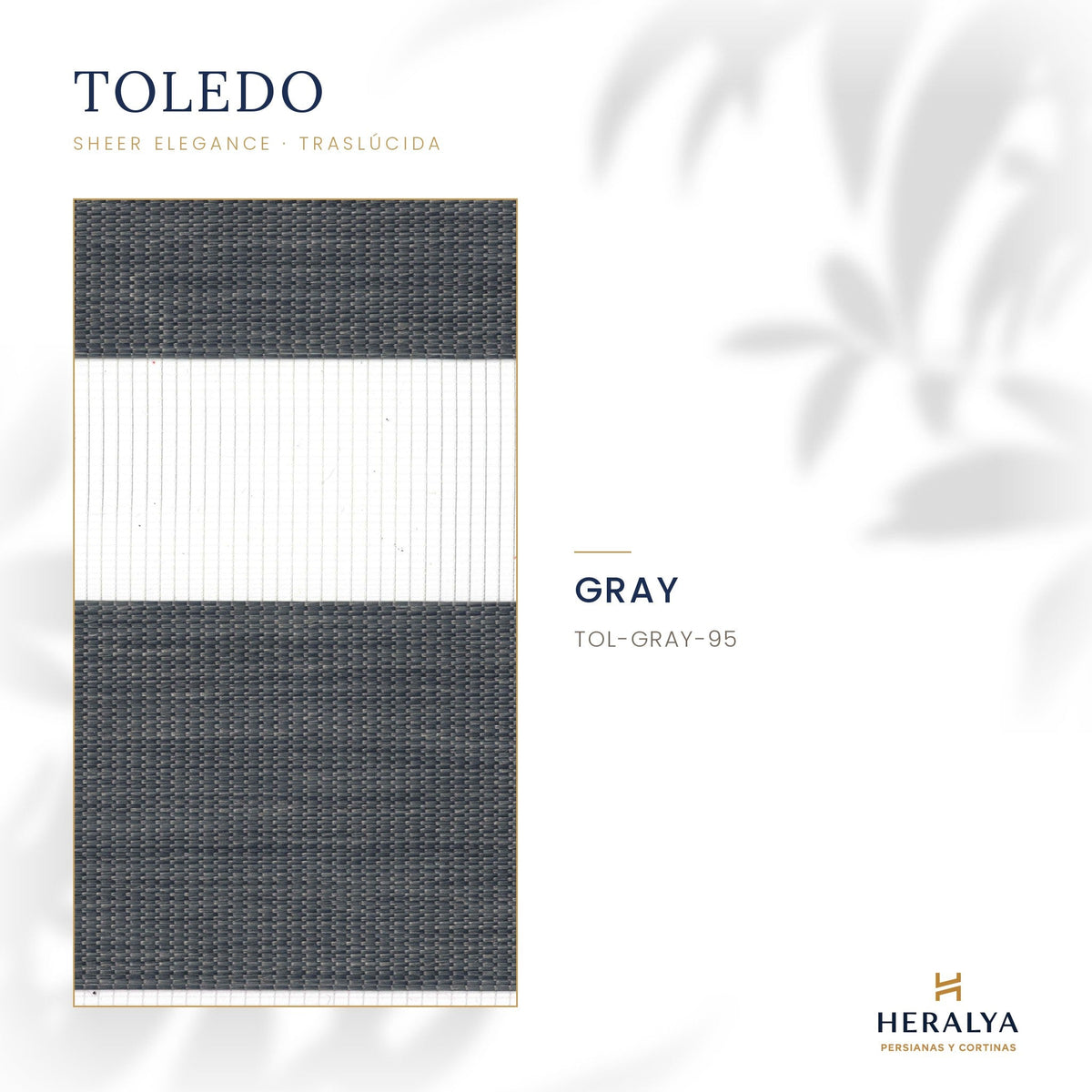 Persiana Sheer Elegance Traslúcida Toledo