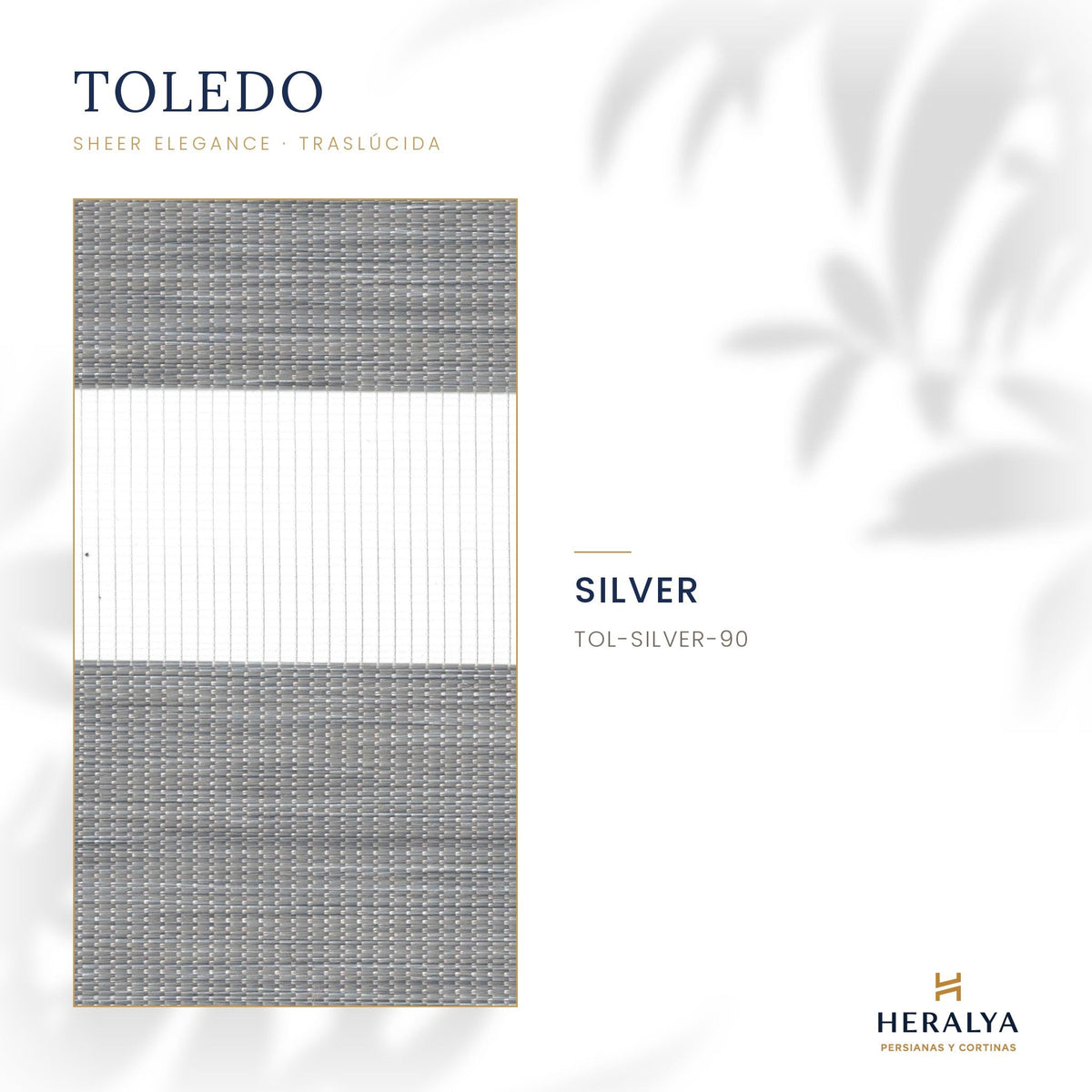 Persiana Sheer Elegance Traslúcida Toledo