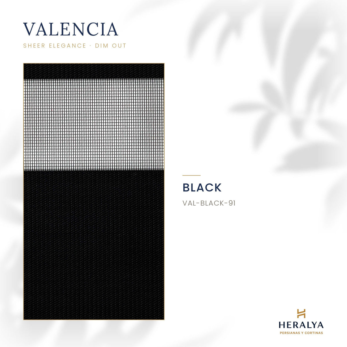 Persiana Sheer Elegance Dim Out Valencia