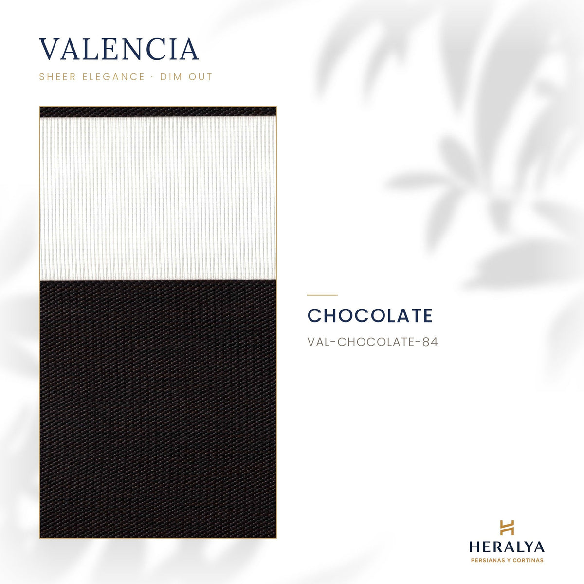 Persiana Sheer Elegance Dim Out Valencia