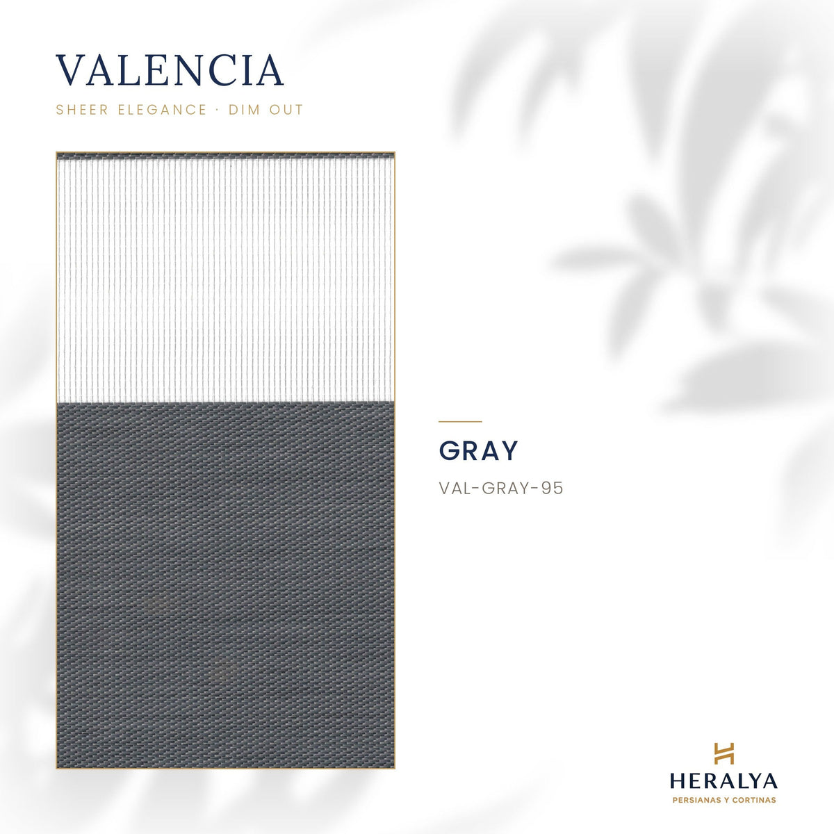 Persiana Sheer Elegance Dim Out Valencia