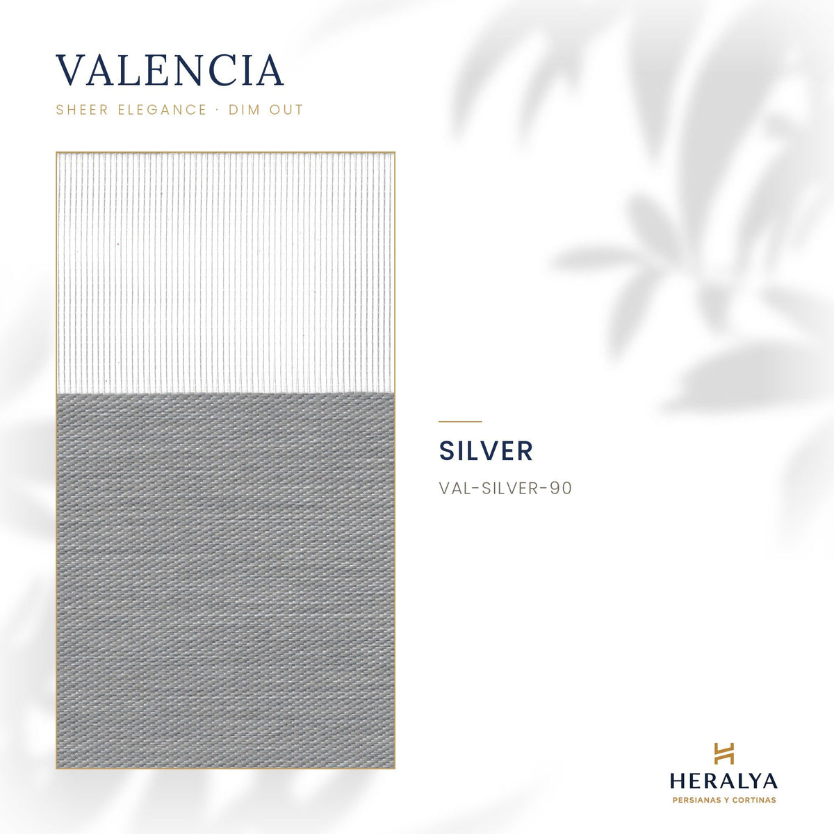 Persiana Sheer Elegance Dim Out Valencia