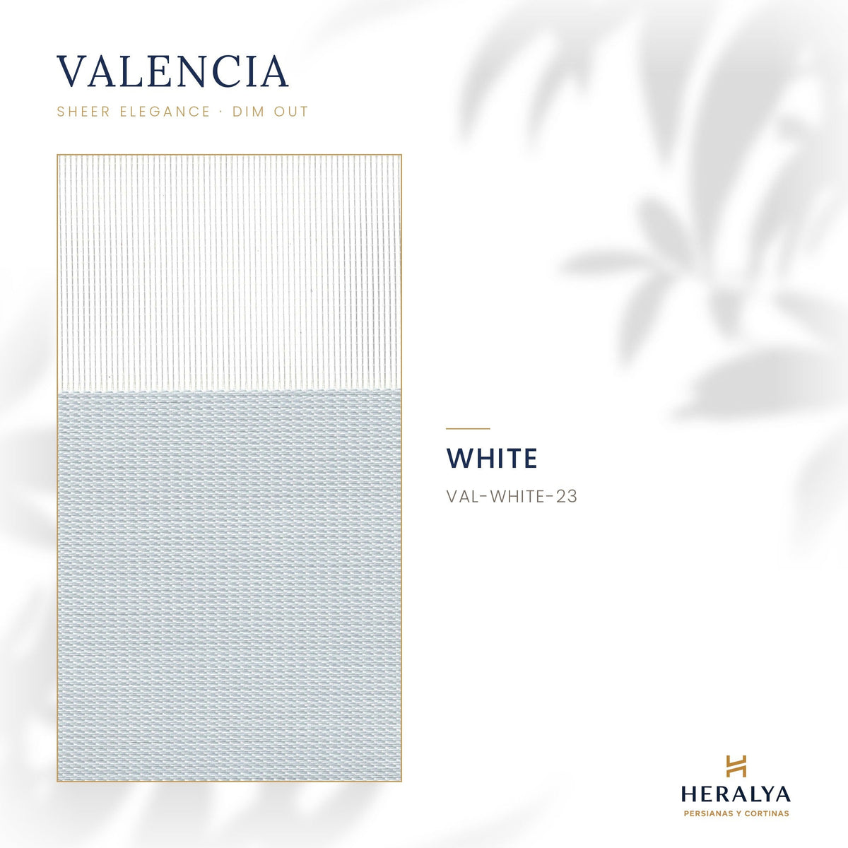 Persiana Sheer Elegance Dim Out Valencia