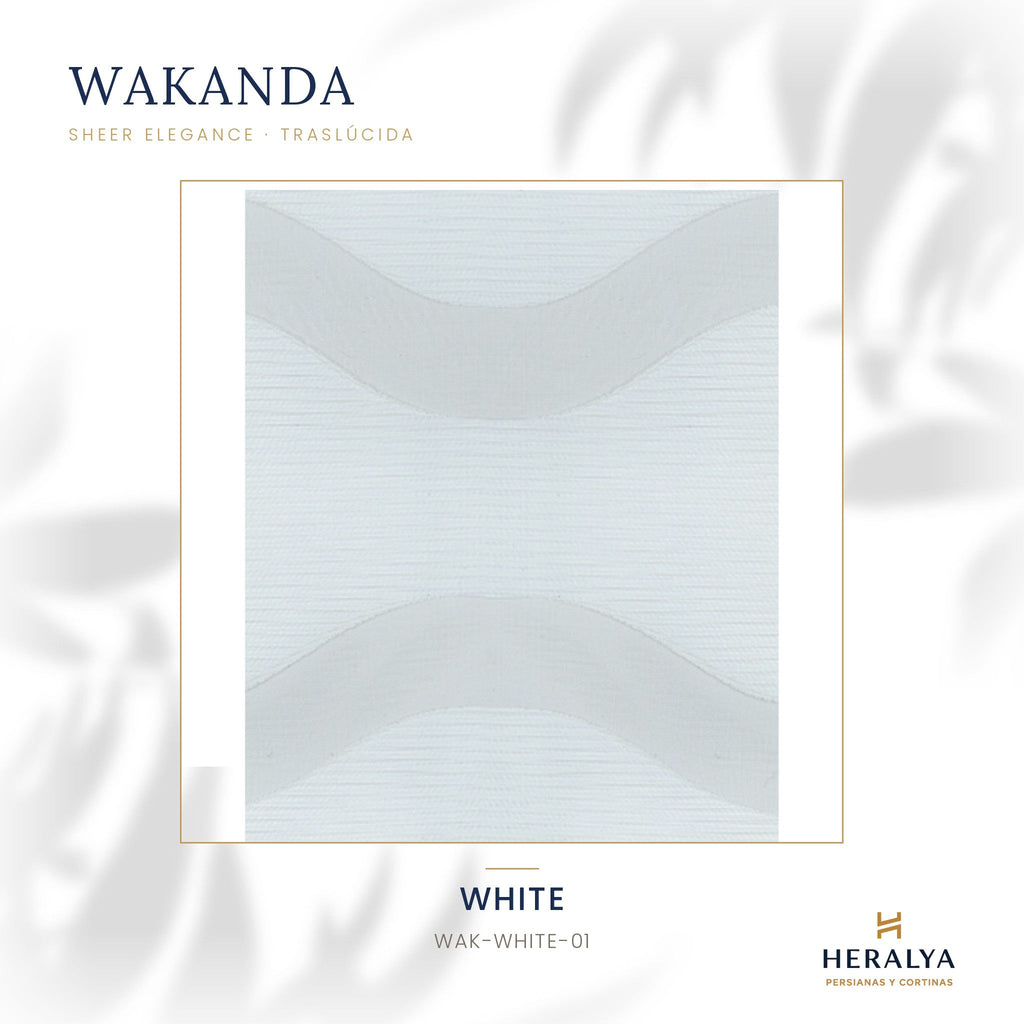 Persiana Sheer Elegance Traslúcida Wakanda